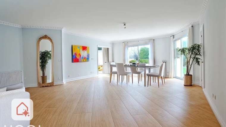 Maison plain pied 4 chambres, 129 m2, garage