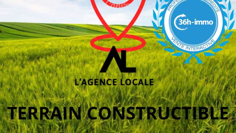 Vente interactive terrain 550m le Frety