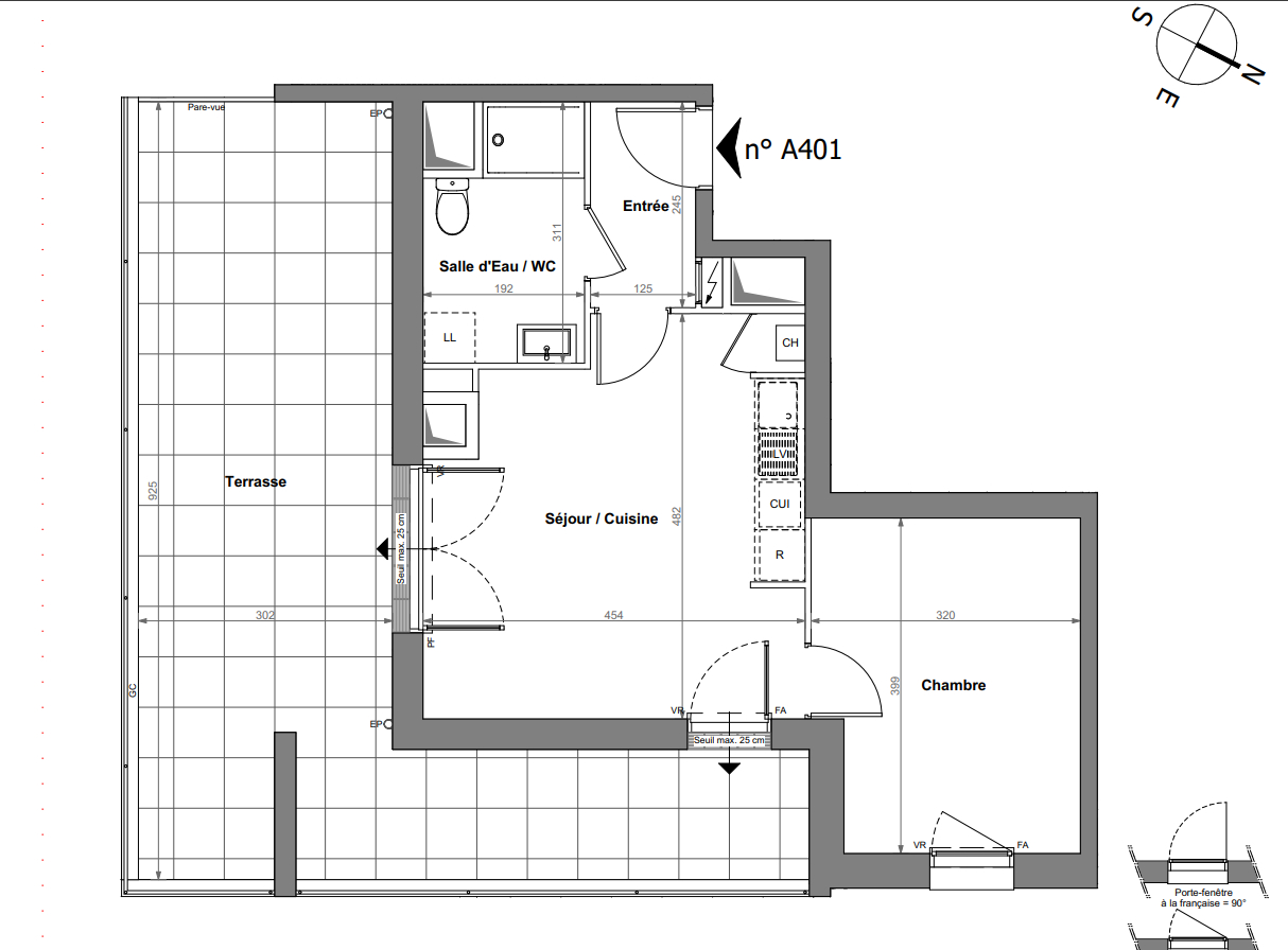 Appartement 2 pièces 40 m² · à Orvault · 40,3 m² · 251 500 €