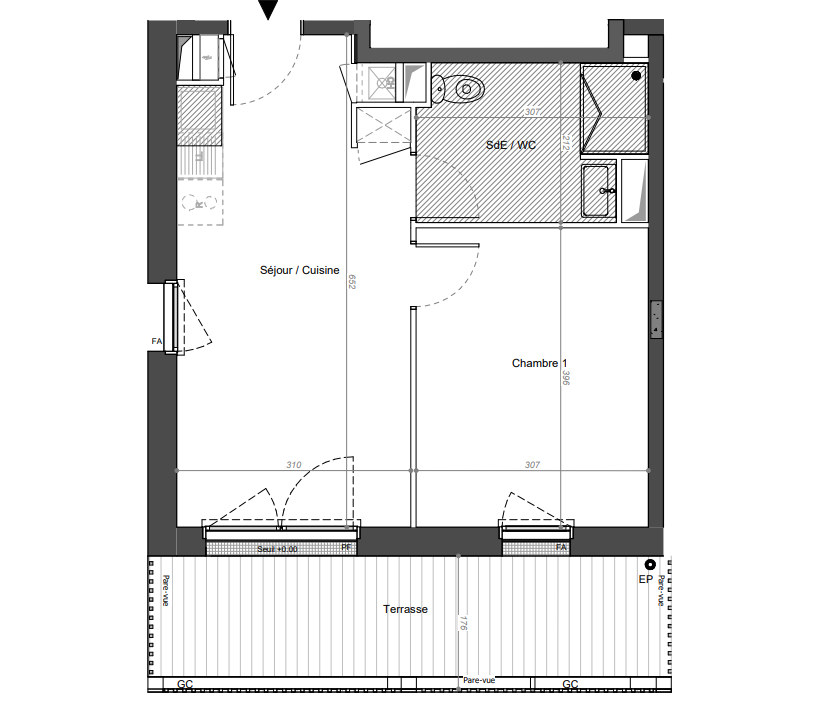 Appartement 2 pièces 37 m² · à Nantes · 37,1 m² · 211 000 €