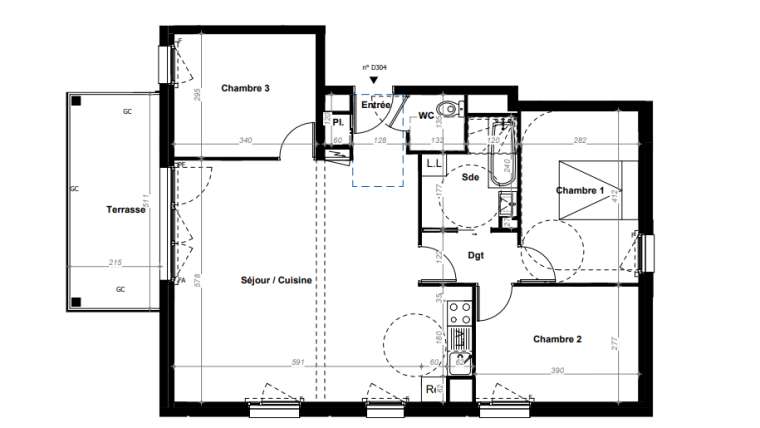 Appartement T4 Orvault – Cholière