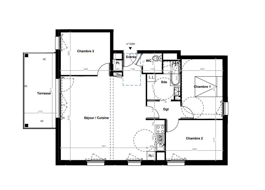 Appartement T4 Orvault – Cholière