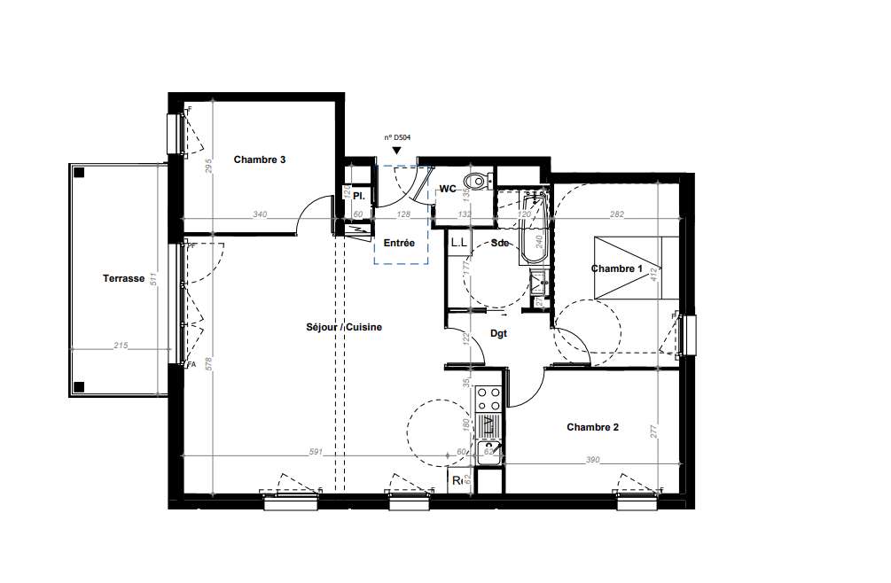 Appartement T4 Orvault – Cholière