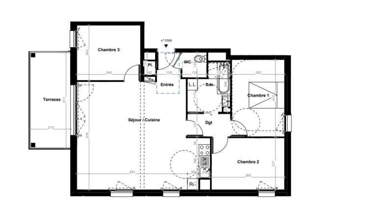 Appartement T4 Orvault – Cholière