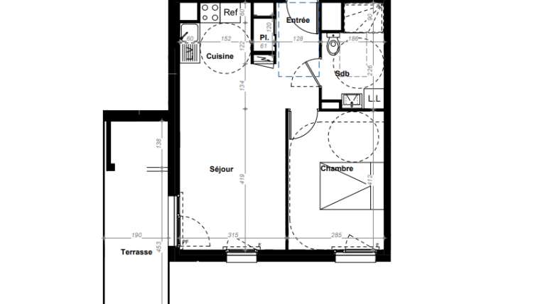 Appartement T2 Orvault – Cholière