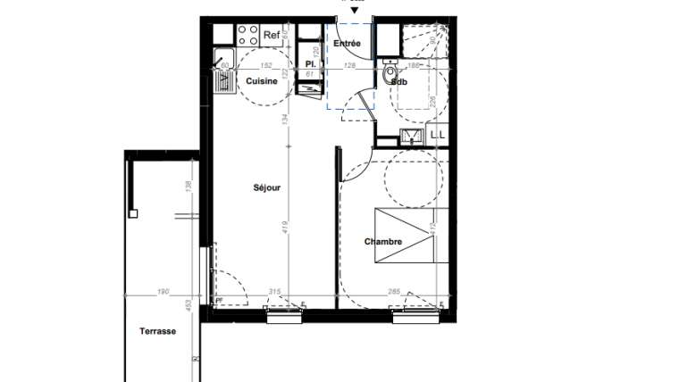 Appartement T2 Orvault – Cholière