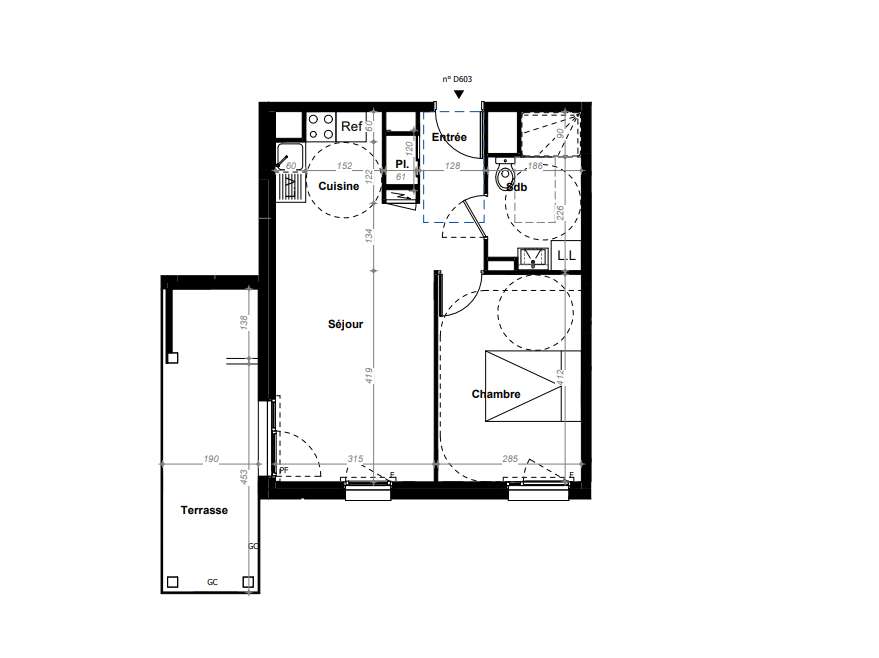 Appartement T2 Orvault – Cholière