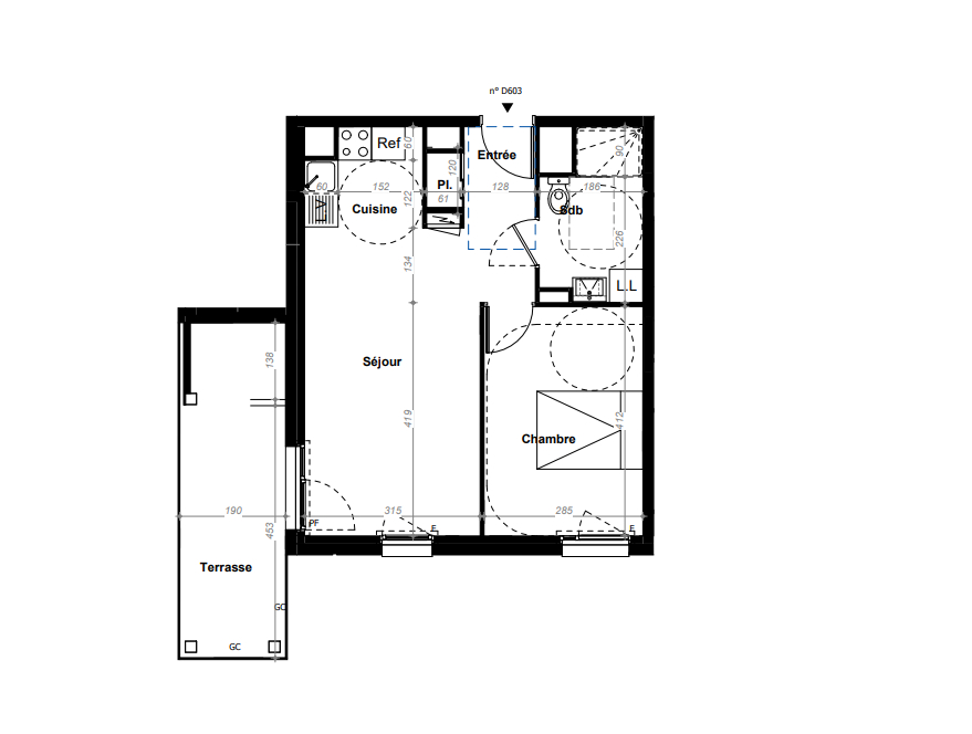 Appartement 2 pièces 42 m² · à Orvault · 42,1 m² · 195 900 €
