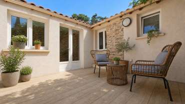Maison de ville – Rezé – 2 chambres + bureau – 74 m2 – Patio